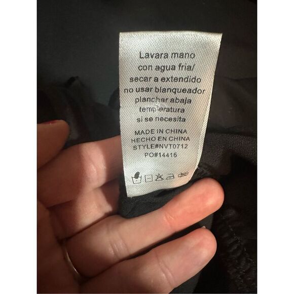 VICI Women's Black Organza Halter Tie Neck Bodysuit Sz S NWOT - Picture 10 of 11